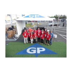 Stencils Logo Signs Painting Logos On Grass Or Turf.