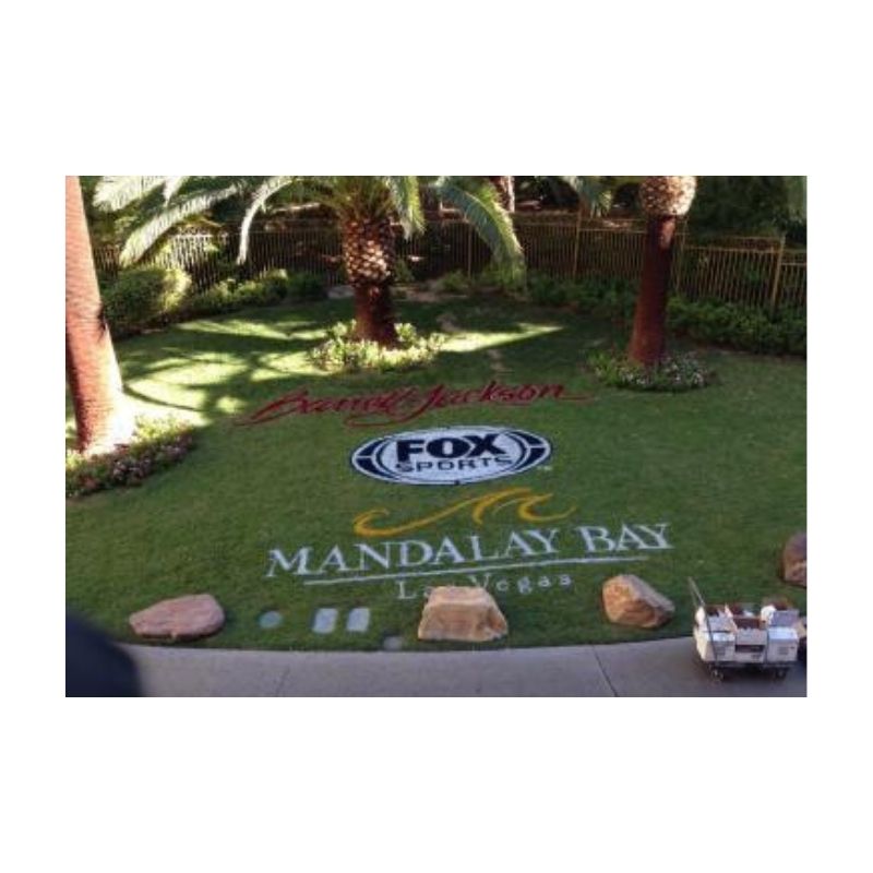 Home Yard Commercial Lawn Logo Stencils For Corporate Company Names