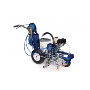 Blue And White Line Striping Machine