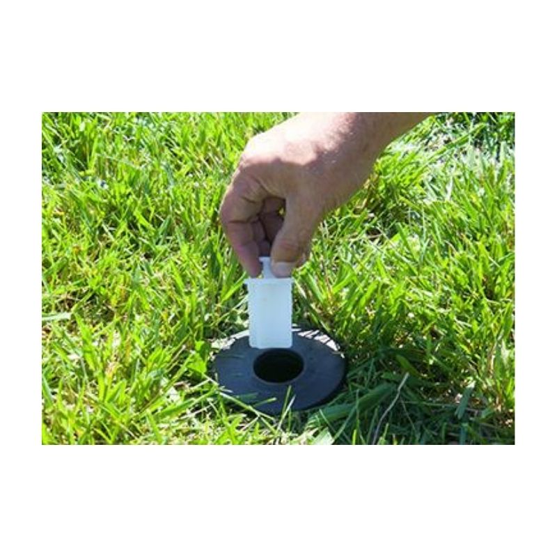 Painting Lines Baseball Field Install Lining Peg.