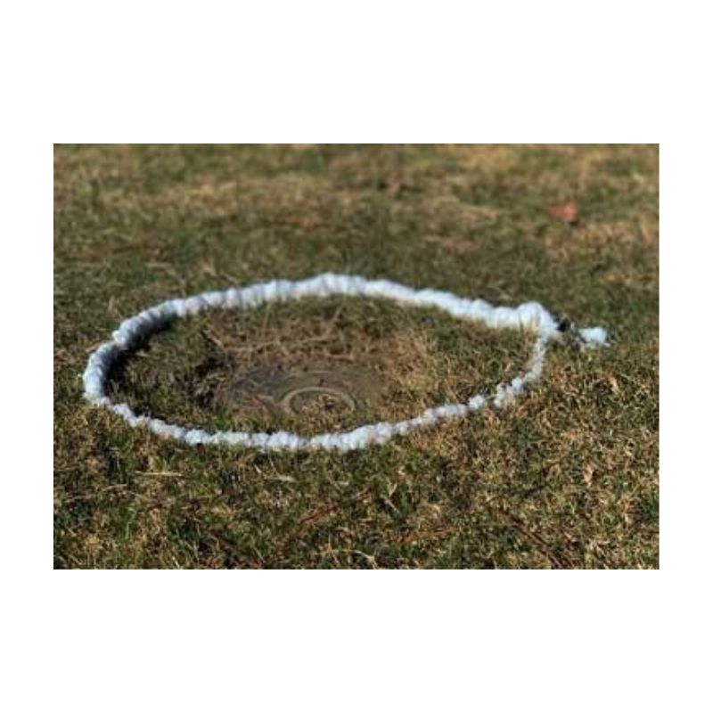 Mark Sprinkler Heads Of Golf Course Grass Aerosol Foam Cans.