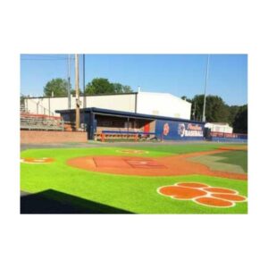 Durable tough permanent paint spray colorant synthetic turf.