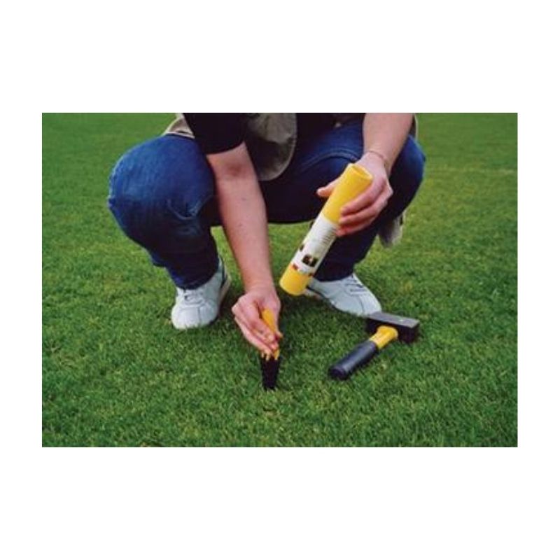 Push Marker With Hand Then With Installation Tool.