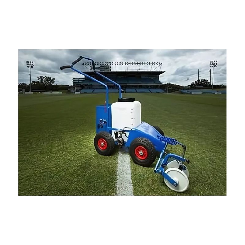 Battery Power Electric Powered Soccer Football Athletic Field Marking Paint athletic field line marking Striping Machine Pro Line Battery Power Electric Powered Soccer Football Athletic Field Marking Paint Striping Machine .