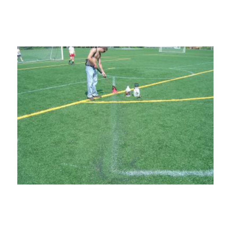 Remover Soak Agitate Lightly Paint Lines Turf Fields.
