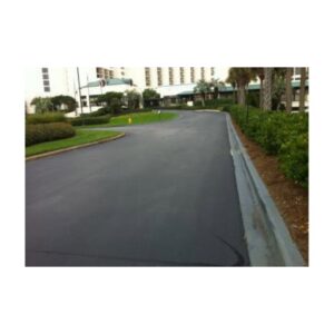 Gray Curb Paint Asphalt Coating Driveway Sealer.