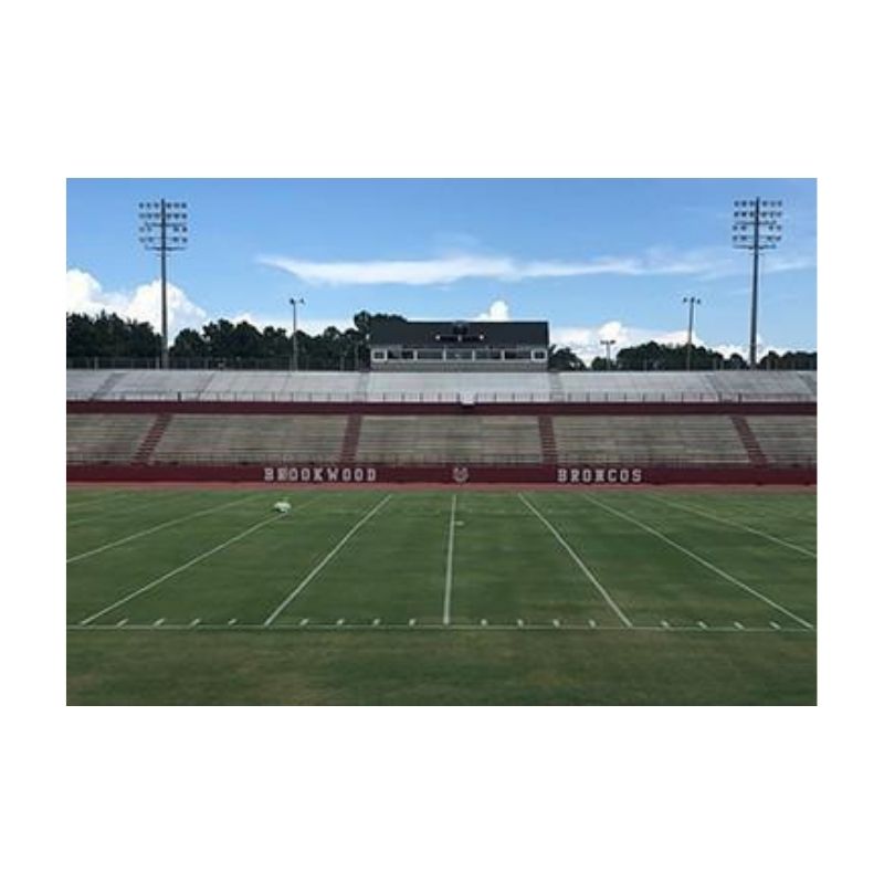 Paint Football Field Lines Logo Numbers Hashmarks With Special Paint Made For Athletic Field Marking Robots Painting