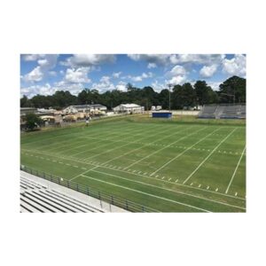 Stripe Paint Entire Football Field Line Marking With Robot.