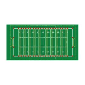 Positions Of Permanent Ground Markers On Football Field.