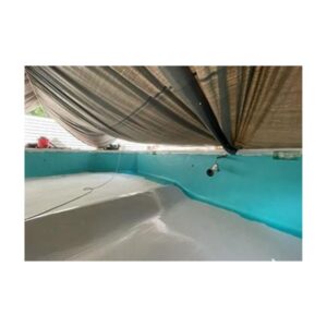 Spray Application Of High Performance Chlorinated Rubber Pool Paint