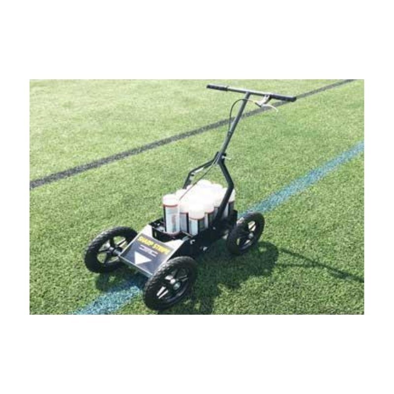 Paint Straight Lines On Natural Grass Or Synthetic Turf Athletic Fields.