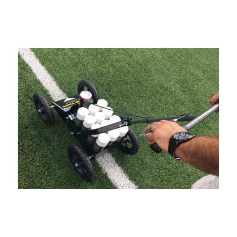 Double Handle Wide Wheels Aerosol Field Striping Machine Line Marking.