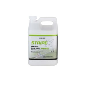 Paint Remover for removing lines logo on synthetic turf sports fields.