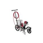 Titan PowrLiner 850 gasoline powered athletic field line marking striping machines for football soccer fields.