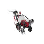 Titan PowrLiner™ 6955 striping machine for big road street highway athletic fields striping marking projects with two spray wands.