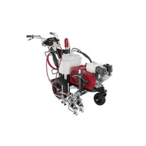Titan PowrLiner™ 6955 striping machine for big road street highway athletic fields striping marking projects with two spray wands.