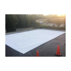 White Asphalt Sealer Green Coating Reduce Global Warming Heat Radiation.